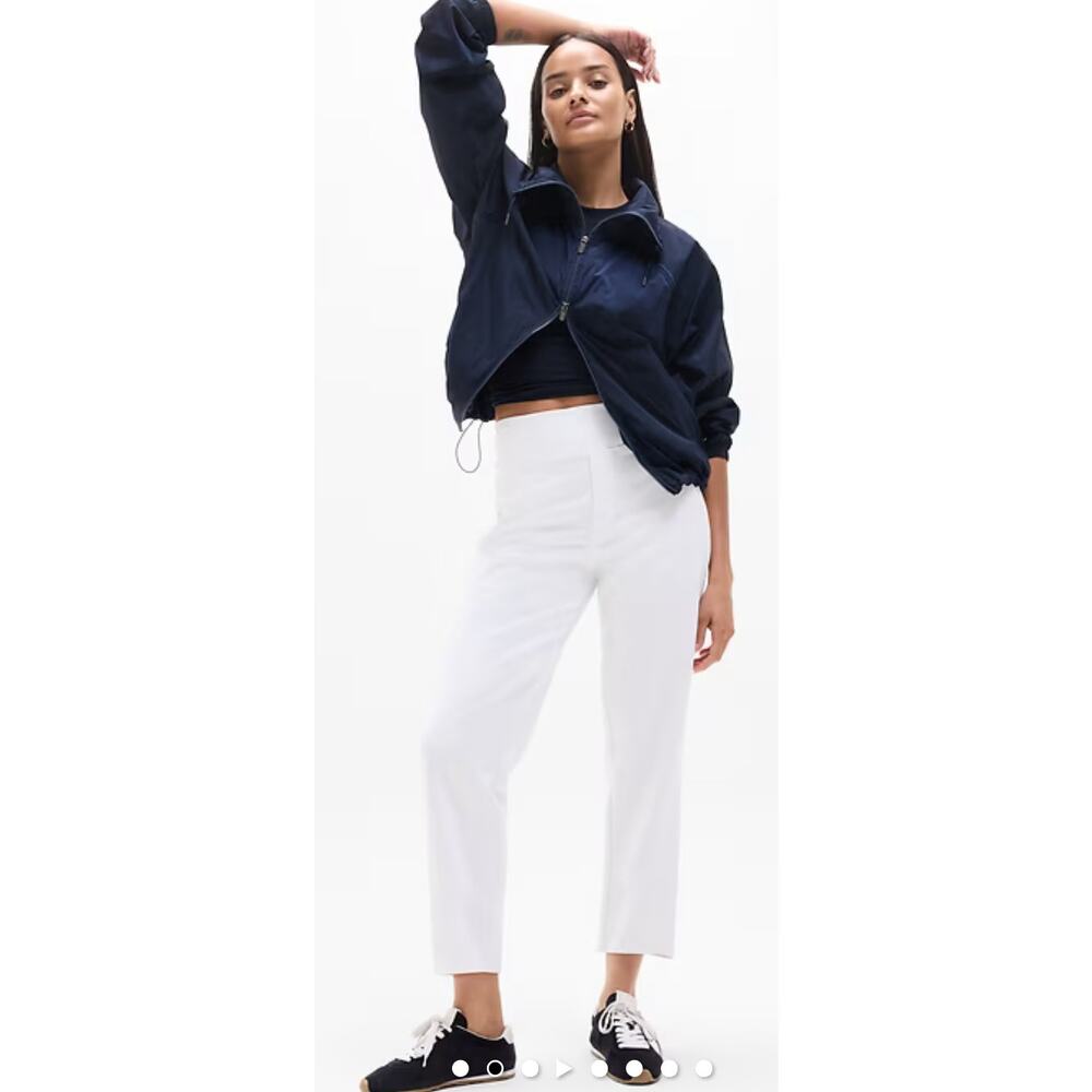 Athleta White Wide-Leg Pants
